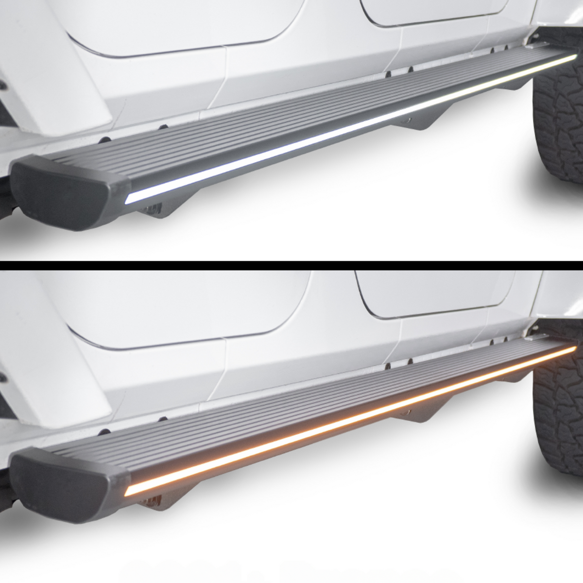 Lumastep M1 Light Up Running Boards | 2007-2018 Jeep Wrangler JKU