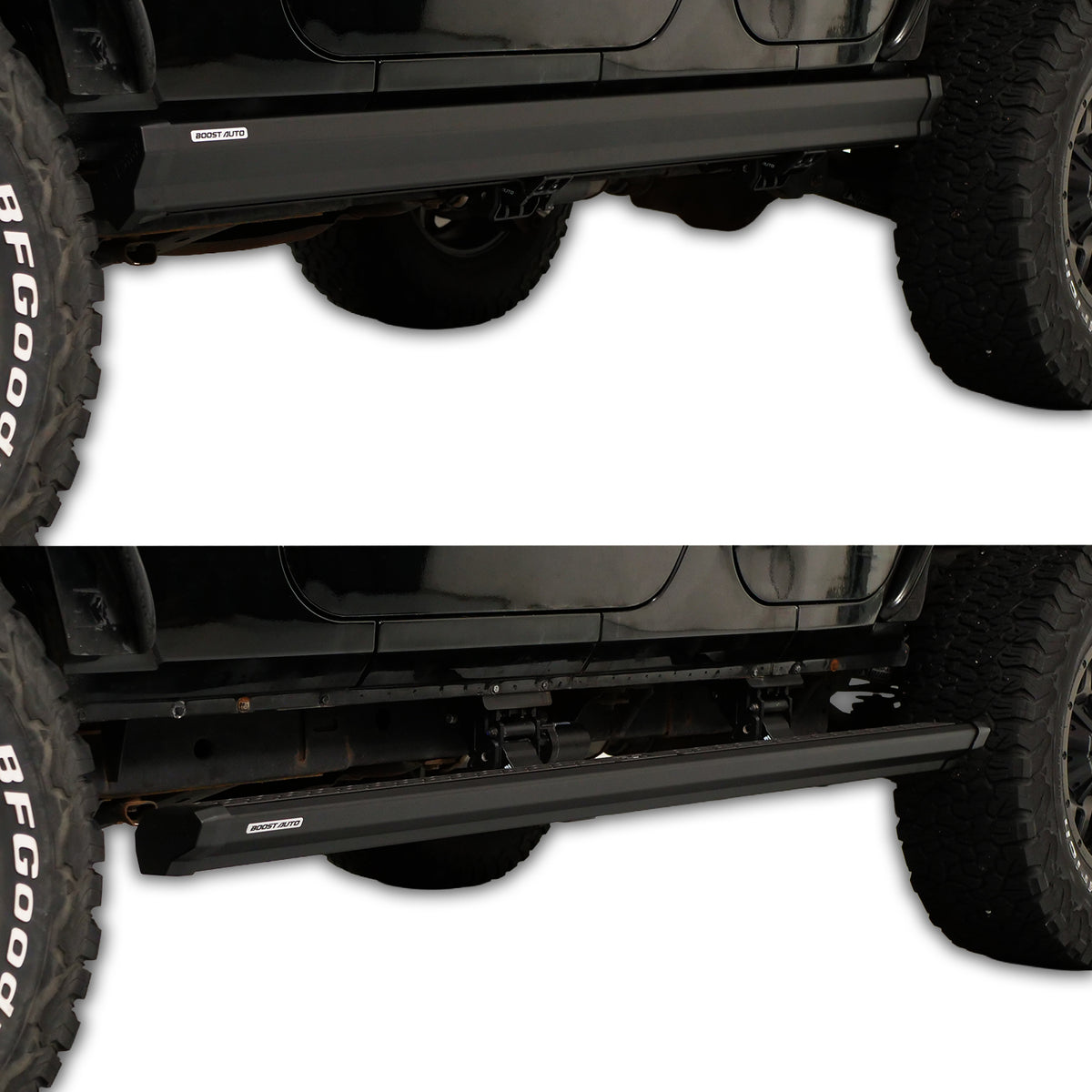 Boost Auto Powered Running Boards | 2007-2018 Jeep Wrangler JKU