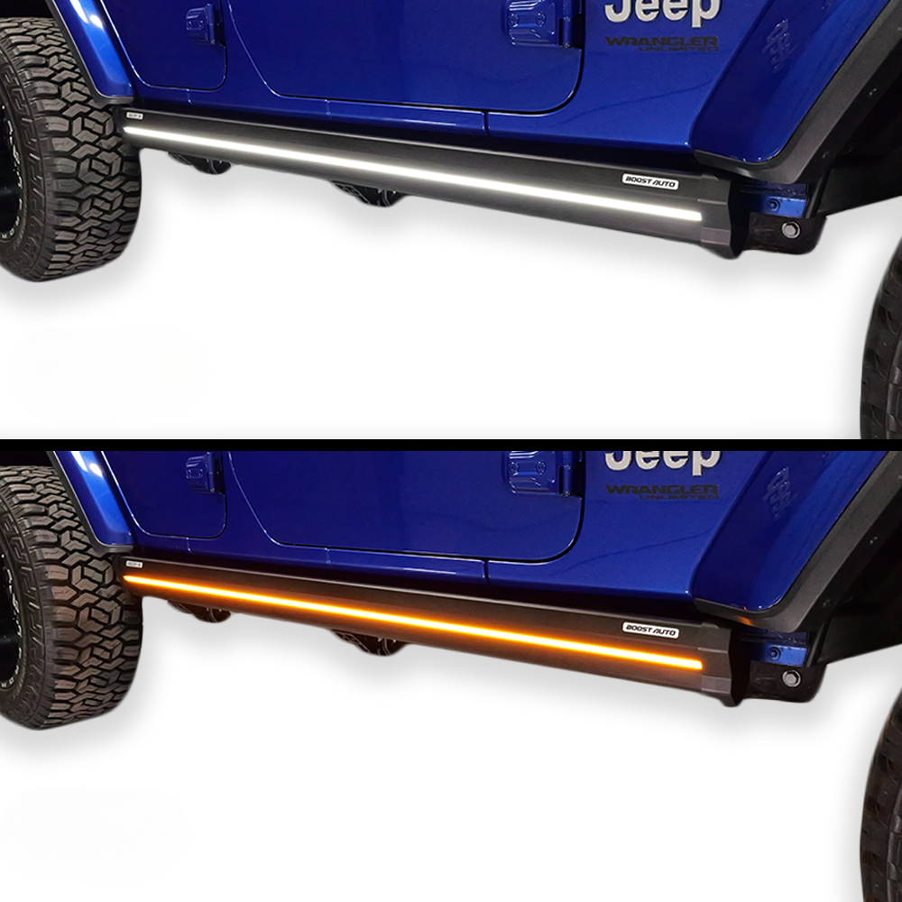 Lumastep M2 Powered Light Up Running Boards | 2018-2026 Jeep Wrangler JLU