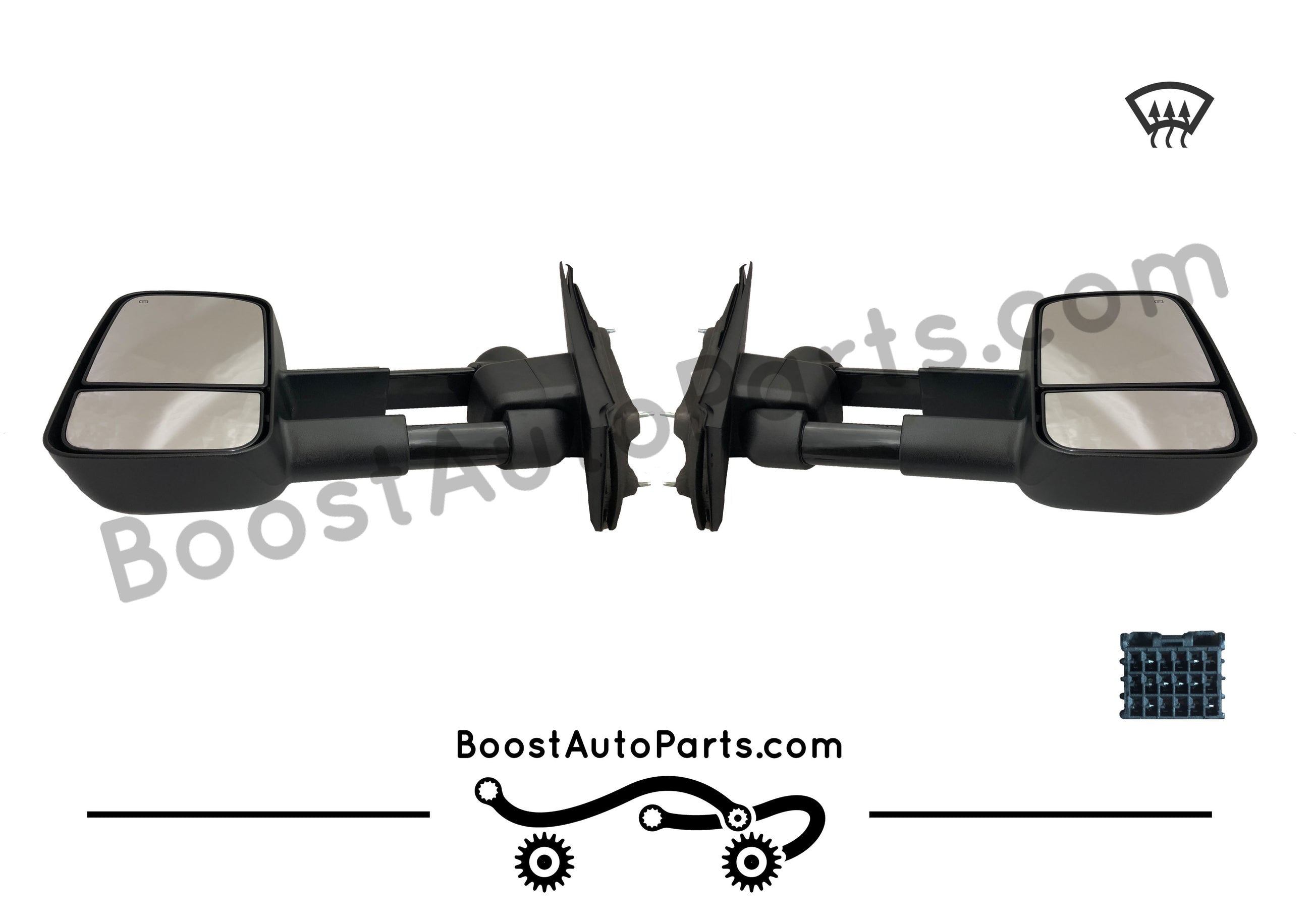 Older Style Tow Mirror Glass