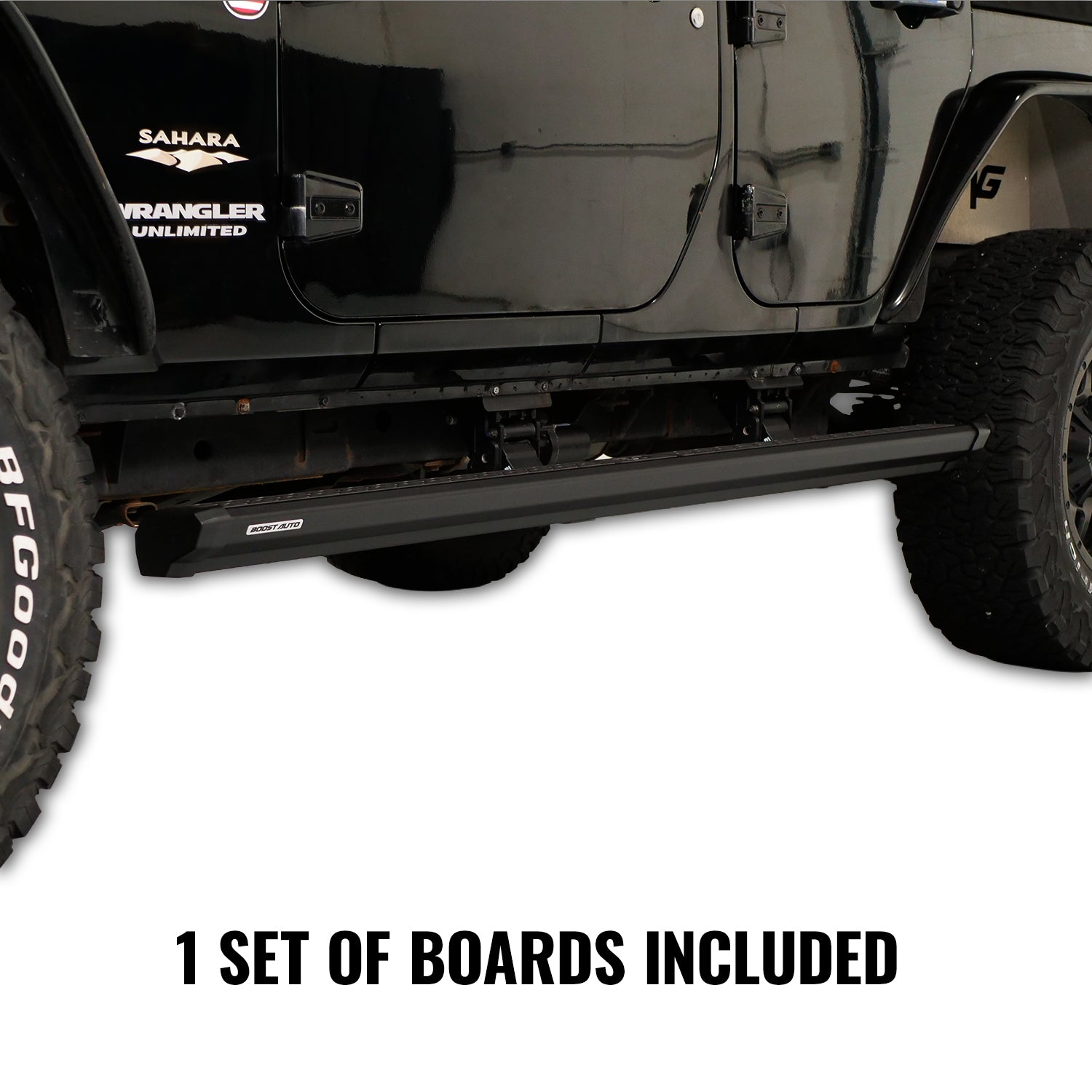 Boost Auto Powered Running Boards | 2018-2026 Jeep Wrangler JLU