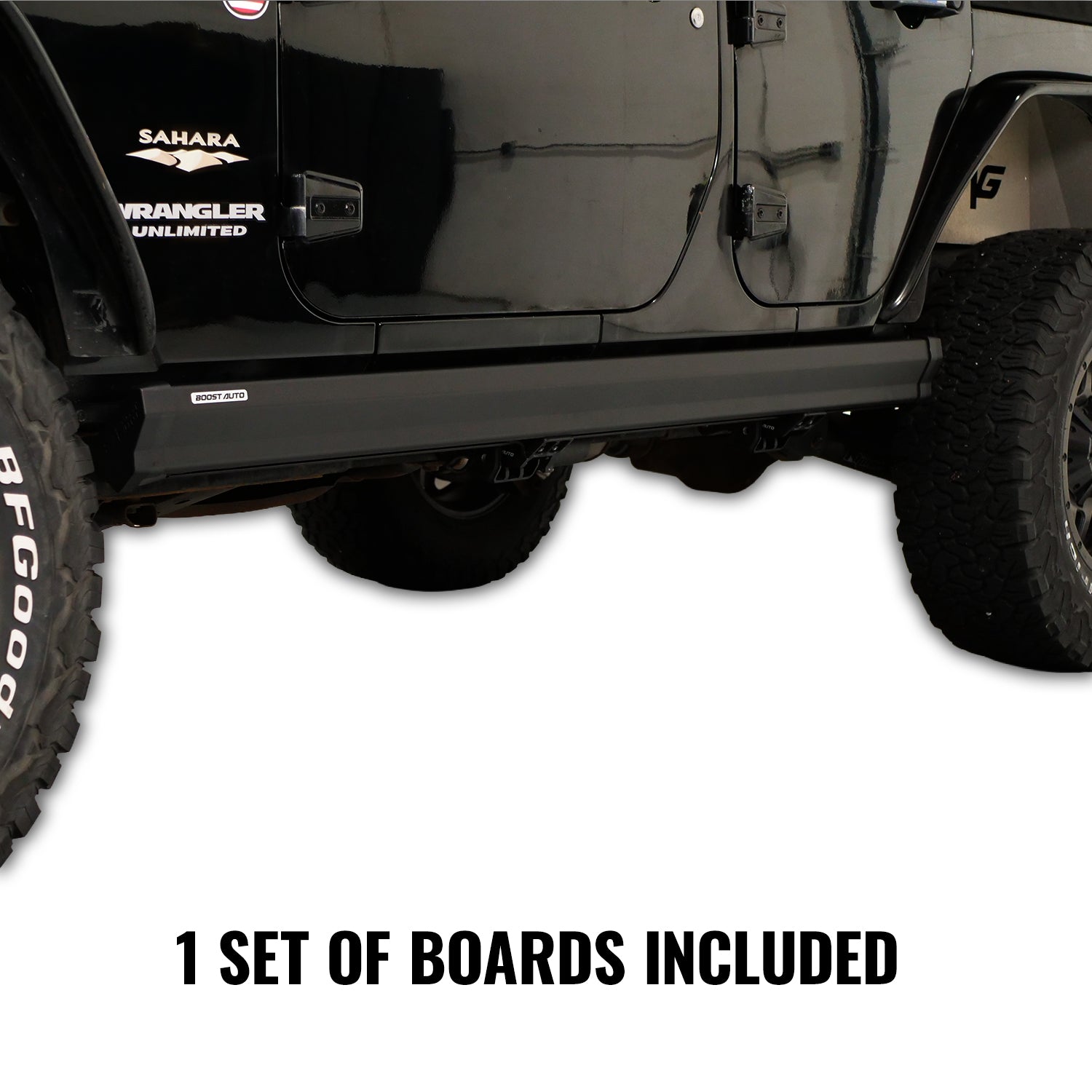 Boost Auto Powered Running Boards | 2018-2026 Jeep Wrangler JLU