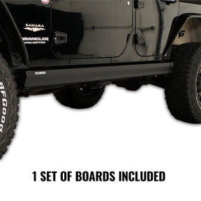 Boost Auto Powered Running Boards | 2018-2026 Jeep Wrangler JLU