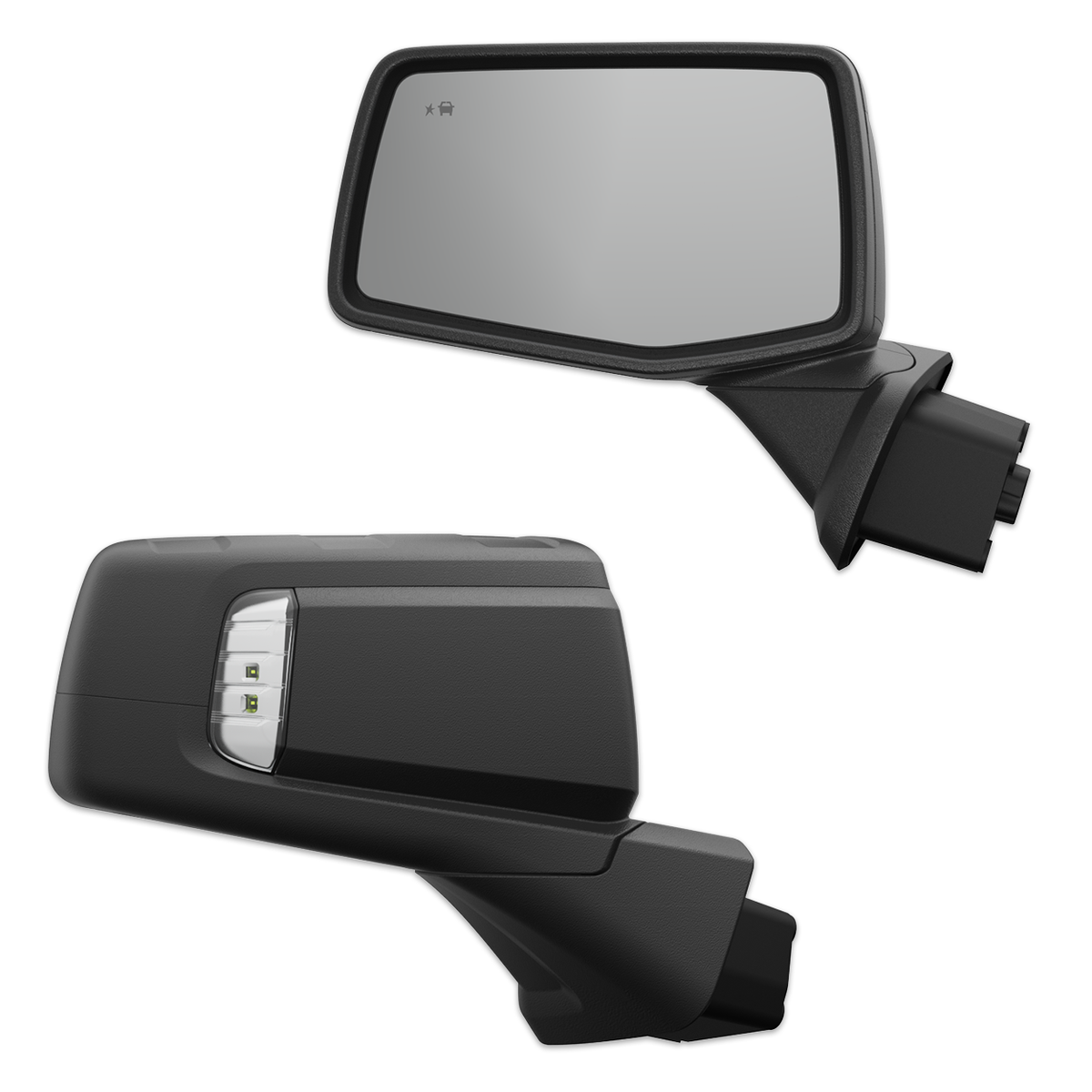 2019-2025 GMC Sierra 1500 Power Folding Small Sport Mirrors