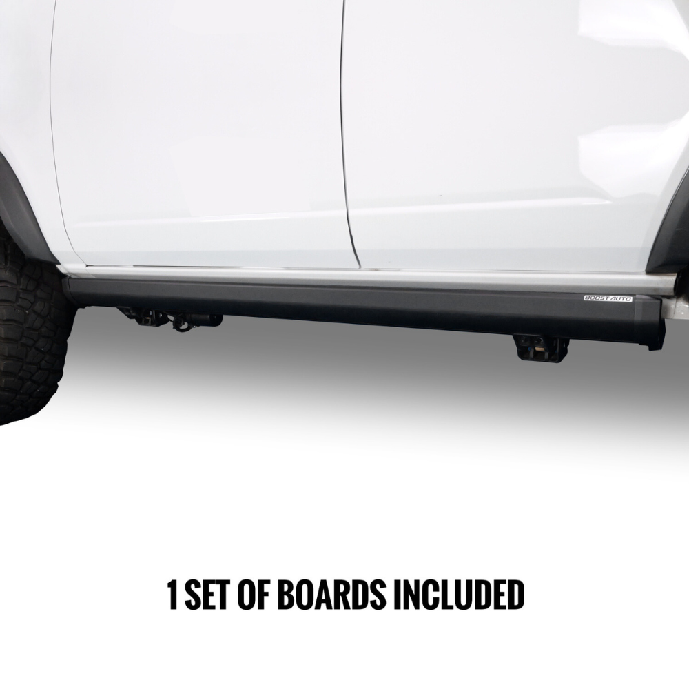 Boost Auto Powered Running Boards | 2021-2026 Ford Bronco
