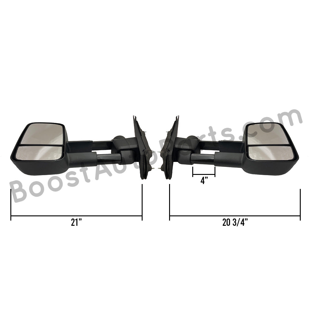 GM Style Dodge Ram 2500/3500 Tow Mirrors (2019-2022) - Style 1